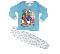 Peter Rabbit Best Friends - Pijama unisex para niños de 3 a 4 años y 5 a 6 años (3 años), color azul