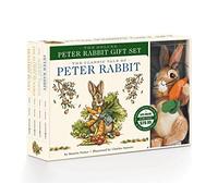 Peter Rabbit Deluxe Gift Set: 4 Classic Edition Board Books + Plush Stuffed Animal Bunny Toy: 1: The Classic Edition Board Book + Plush Stuffed Animal Toy Rabbit Gift Set