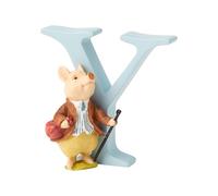 Peter Rabbit, Figura de cerdito y Letra "Y" para colgar, Home Deco, Enesco
