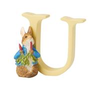 Peter Rabbit, Figura de ratoncito y Letra "F" para colgar, Home Deco, Enesco