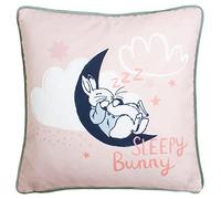 Peter Rabbit PRSHEAD/CC5/PNK Sleepy Head - Funda para cojín, Color Rosa, 43 cm de Largo y 43 cm de Ancho