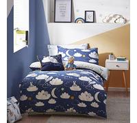 Peter Rabbit™ Sleepy Head - Juego de Funda de edredón Individual, poliéster, algodón, Azul
