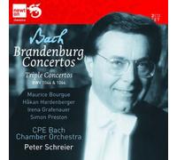 P. Schreier; CPE Bach Chamber Orchestra - J.S. BACH: Brandenburg Concertos, Triple Concertos