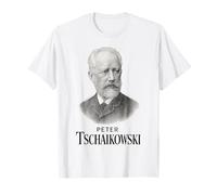 Peter Tchaikovsky Retrato Vintage Compositor Música clásica Camiseta