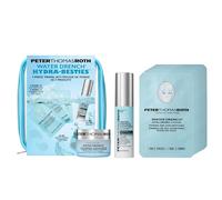 Peter Thomas Roth Hydra-Besties - Kit de Viaje de 7 Piezas, Water Drench® con ácido hialurónico, Parches para los Ojos, suero y Crema, Cuidado hidratante intensivo, tamaño de Viaje, Set de Regalo