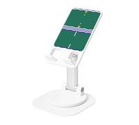 Peterborough - Soporte ajustable para teléfono celular, base antideslizante y práctico puerto de carga, soporte plegable para teléfono móvil para oficina