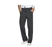 Peter's abiti da lavoro Pantalones de cocinero Chef Pizzaiolo Pastelero para Uniforme de Enfermera Unisex, Negro Gessato, XS
