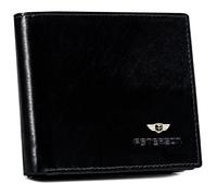 PETERSON | Cartera para hombre, piel natural, horizontal, atemporal, varios compartimentos, para una matrícula, alta calidad, tecnología RFID, Modelo 2, 12 cm, Clásico