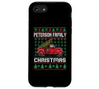Peterson Family Ugly Christmas Sweater Red Truck Funny Xmas Carcasa para iPhone SE (2020) / 7/8