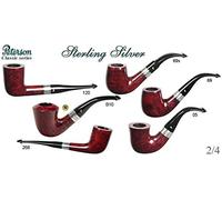 Peterson pipa Sterling Silver Smooth - auténtica plata 120