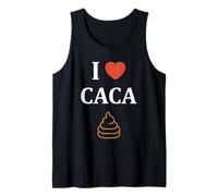 Péteur prout J'aime le Caca Humour i Love Caca Camiseta sin Mangas