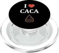 Péteur prout J'aime le Caca Humour i Love Caca PopSockets PopGrip para MagSafe