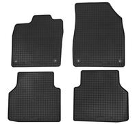 Petex 12810 Set de Alfombrillas de Goma Delanteras y traseras Negras