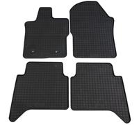 Petex 34110 Set de Alfombrillas de Goma Delanteras y traseras Negras