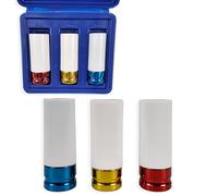 PETEX 44720200 Vaso - Set de 3 Piezas, 17/19/21 mm