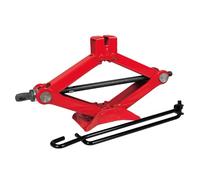 PETEX 44752012 - Gato de Tijera (1 t, Altura de elevación: 80 mm - 330 mm), Color Rojo