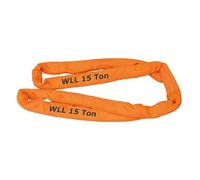 Petex 472151235 eslinga Wll 15.000 kg, longitud 12 m, del Envío 24 m, Naranja