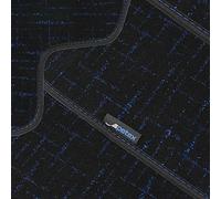 PETEX Alfombra de Coche Moderna, Alfombrillas para Coche, Ajuste Superior, 2 Piezas, Color Azul