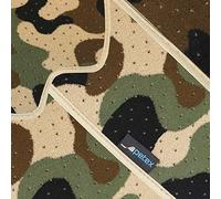 PETEX Alfombra de Coche para Exteriores, Alfombrillas para Coche, Ajuste Superior, 2 Piezas, Color Verde Oliva