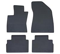 PETEX Alfombrilla de Goma para MG ZS EV (eléctrica) a Partir de 10/2021, Juego de 4 Piezas, Alfombrillas para Coche, Color Negro, Resistente, Resistente a la Intemperie