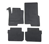 PETEX Alfombrillas de Goma aptas para Forfour a Partir de 11/2014/Twingo a Partir de 09/2014, Color Negro, 4 Piezas