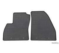 PETEX Alfombrillas de Goma aptas para Transit/Tourneo Custom a Partir de 01/2017, 2 - 3 plazas, con transmisión automática, Color Negro, 2 Piezas
