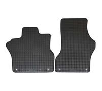 PETEX Alfombrillas de Goma para VW ID.Buzz a Partir de 10/2022 Delantero, Juego de 2 Piezas, Alfombrillas para Coche, Color Negro, Resistente, Resistente a la Intemperie