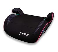 PETEX Asiento elevador para niños de acuerdo con la norma i-Size R129, color rosa y negro