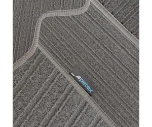 PETEX Juego de Alfombrillas de Coche aptas para Fiat Grande Panda Hybrid a Partir de 04/2025, Juego de Alfombrillas de Terciopelo - Jona Plata, 4 Piezas