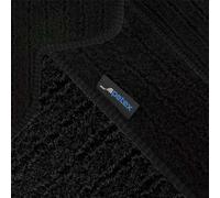 PETEX Juego de Alfombrillas de Coche para Audi A6 (C9) Saloon/Avant a Partir de 03/2025, Juego de Alfombrillas en Terciopelo - Jona Negro, 4 Piezas