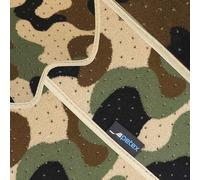 PETEX Juego de Alfombrillas de Coche para BYD Seal a Partir de 10/2023, Juego de Alfombrillas de Terciopelo para Exteriores, Color Verde Oliva, 3 Piezas