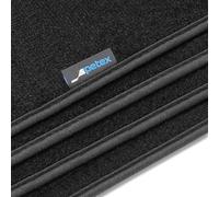 PETEX Juego de Alfombrillas de Coche para Renault Captur II a Partir de 12/2019/Symbioz E-Tech Full Hybrid a Partir de 05/2024, Juego de Alfombrillas de Terciopelo - Pluto, 4 Piezas, Color Negro