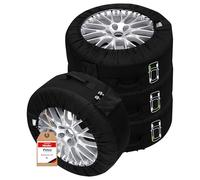 PETEX Juego de Bolsas para neumáticos, Color Negro, Varios tamaños (XL/de 661 mm a 735 mm de diámetro)