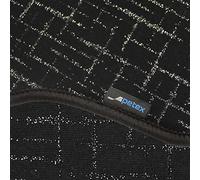 PETEX Moderna Alfombra de Coche de Ajuste Premium para la Parte Delantera, Alfombrilla para Coche, Color Plateado, 1 Pieza