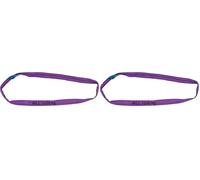 PETEX WLL - Eslinga redonda, capacidad de carga: 1000 kg, longitud 1,5 m, circunferencia 3 m, según DIN EN 1492-2, color morado (Paquete de 2)