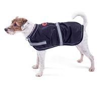 Petface - Abrigo para Perros Supersuave, Impermeable, Color Negro