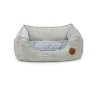 Petface Cama Cuadrada para Mascotas, Gris, pequeña (Paquete de 1)