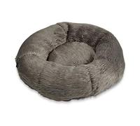 Petface Cama para Mascotas de Piel sintética de Lujo, Color Gris Oscuro