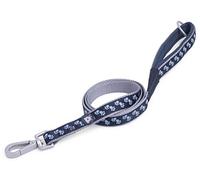 Petface Firma Acolchado Correa para Perro, tamaño Mediano, Gris Puntos