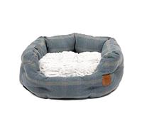 Petface Heather Tweed - Cama Ovalada para Perro con cojín Reversible, Lavable a máquina, Grande (Paquete de 1)