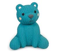 Petface Little Petface - Oso de Peluche de látex para Perros, Color Azul (Paquete de 1)