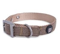 Petface Tan Collar Cuello Tweed Bronceado, Mediano, Medium