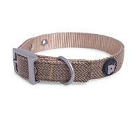 Petface Tweed Collar, Grande, Color marrón