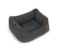 Petface Twilight Tweed - Cama Cuadrada para Perro con cojín Reversible, tamaño Mediano (Paquete de 1)