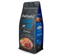 Petfield Premium - Pienso para perro adulto - Salmón y arroz - Cantidad: 18 kg