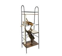 PetFusion VersiCLimb,Mueble multiusos para mascotas con poste alto y hamaca para gatos, ideal para almacenamiento de mascotas o mostrar imágenes y libros,1 año Warr