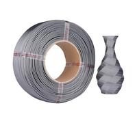 PETG Filament 1.75mm 3D Printer Filament 1kg 2.2lbs High Toughness Printing Material Compatible with Prusa ELEGOO AnkerMaker 3D Printers Black (Gray)