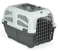 PETGARD Caja para mascotas SKUDO 2 - Caja de transporte para animales - Caja de viaje para animales - Práctico transportador de mascotas - Caja para animales pequeños 55 x 36 x 35 cm
