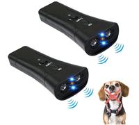 PetGentle - Pet Gentle Anti Barking Device, Ultrasonic Dog Bark Deterrent & Trainer - Instantly Stop Barking & Other Bad Behaviors with 1 Click of a Button, for All Dogs (2Pcs)