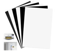 PetGlimmer A5 Reverso Magnético, Juego de 6 Papeles Magnéticos,15CM x 21CM | Impresión o Papel Fotográfico Magnético,Película Magnética para Impresora,Imprimible con Impresoras de Chorro Tinta Estándar